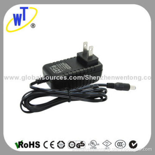 12W UL Plug Regulated DC Power Supplies for Digital Products